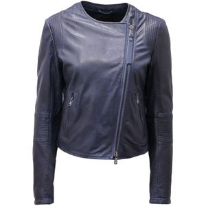 Armani, Dames, Jassen, Blauw, Maat: XS Synthetisch,