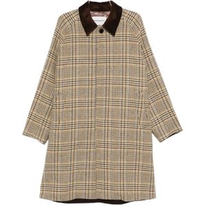 Amaránto, Heren, Mantels, Beige, Maat: L Wol,