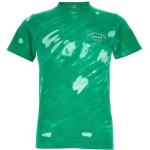 Sporty & Rich, Heren, Tops, Groen, Maat: S Katoen,