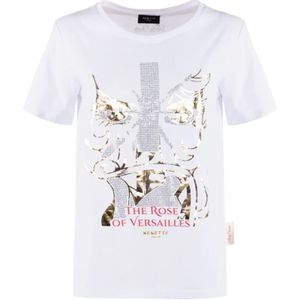 Nenette, Dames, Tops, Wit, Maat: M Katoen,