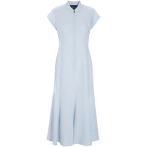 Bitte Kai Rand, Dames, Jurken, Blauw, Maat: S Linnen,