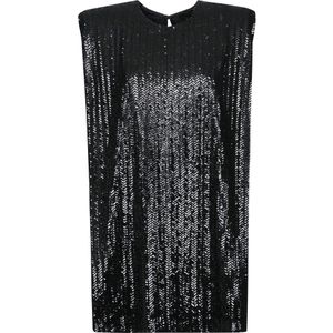 Golden Goose, Dames, Jurken, Zwart, Maat: 3XS
