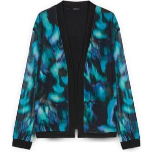 Fiorella Rubino, Dames, Jassen, Blauw, Maat: XS Viscose,