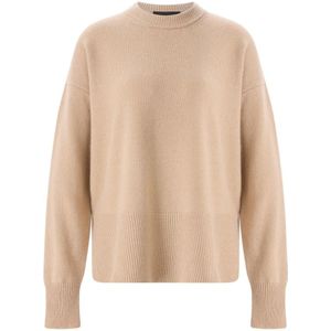 Roberto Collina, Dames, Truien, Bruin, Maat: XS Wol,