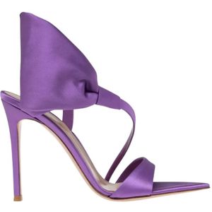 Gianvito Rossi, Dames, Schoenen, Paars, Maat: 39 EU Leer,