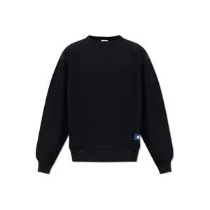 Burberry Sweatshirt met logo , Black , Heren , Maat: S