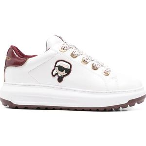 Karl Lagerfeld, Dames, Schoenen, Wit, Maat: 41 EU Leer,