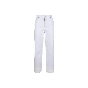 Dsquared2 Jeansbroek , White , Dames , Maat: XS
