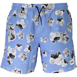 Karl Lagerfeld, Heren, Badkleding, Blauw, Maat: S