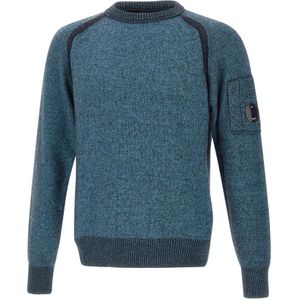 C.p. Company, Heren, Truien, Blauw, Maat: M Wol,