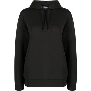 Calvin Klein, Dames, Sweatshirts & Hoodies, Zwart, Maat: 2XS Katoen,