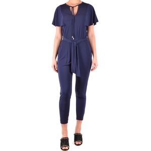 Michael Kors, Dames, Jumpsuits & Playsuits, Blauw, Maat: S Viscose,
