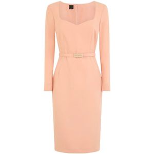 Pinko, Dames, Jurken, Roze, Maat: L Poliester,
