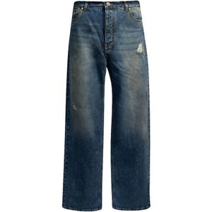 John Richmond, Heren, Jeans, Blauw, Maat: W30 Katoen,