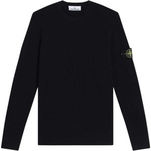 Stone Island, Heren, Truien, Blauw, Maat: M