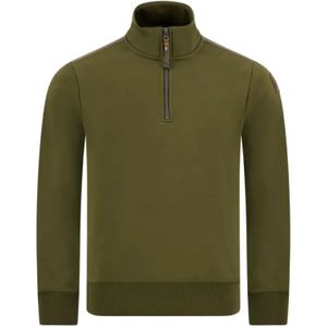 Parajumpers, Heren, Sweatshirts & Hoodies, Groen, Maat: S Katoen,