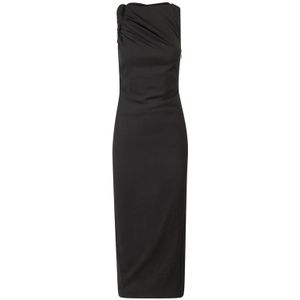 Versace, Dames, Jurken, Zwart, Maat: XS Viscose,