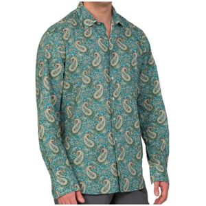 MC2 Saint Barth, Heren, Overhemden, Groen, Maat: M