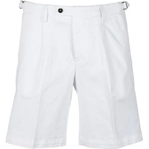 Michael Coal, Heren, Korte broeken, Wit, Maat: W33 Katoen,