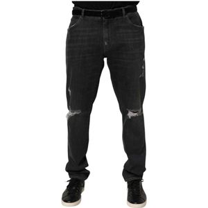 Dolce & Gabbana, Heren, Jeans, Blauw, Maat: 3XL Katoen,