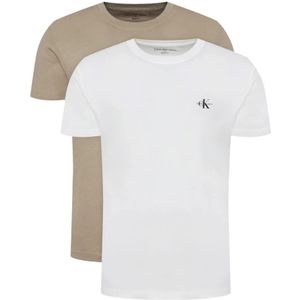 Calvin Klein, Heren, Tops, Veelkleurig, Maat: M Katoen,