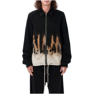 Rick Owens, Heren, Jassen, Zwart, Maat: L Lame,