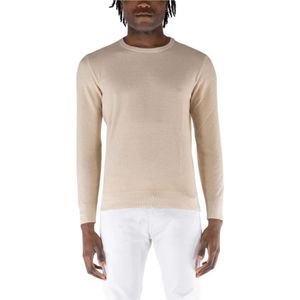 Kangra, Heren, Truien, Beige, Maat: M Katoen,