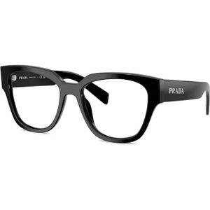 Prada - PR C06V - Optische Monturen - Zwart - Acetaat - Rotonde