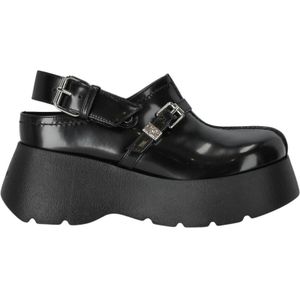 Ganni, Dames, Schoenen, Zwart, Maat: 36 EU Poliester,