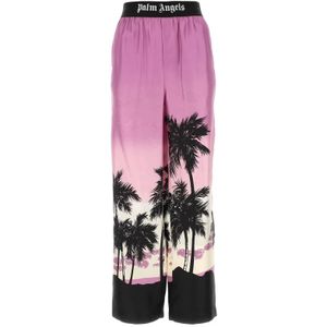 Palm Angels, Dames, Broeken, Veelkleurig, Maat: 2XS