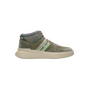 Hogan Suede Sneakers , Green , Heren , Maat: 44 EU