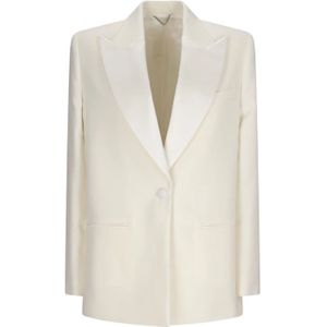 Magda Butrym, Dames, Jassen, Wit, Maat: 3XS Leer,