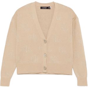 Ralph Lauren, Dames, Truien, Beige, Maat: L Katoen,