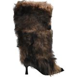 Ugg - Fur Heel - Knielaarzen - Bruin - Leer
