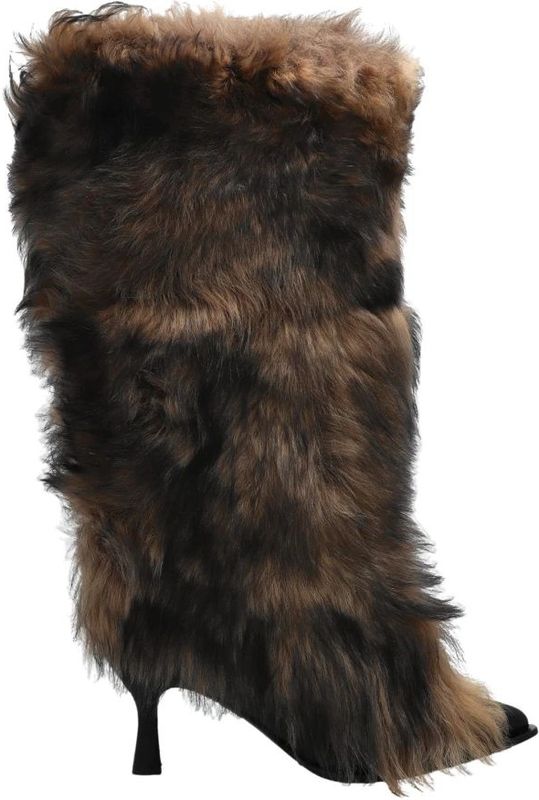 Ugg - Fur Heel - Knielaarzen - Bruin - Leer