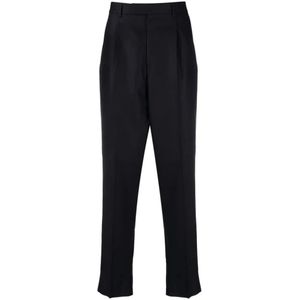 Ermenegildo Zegna, Heren, Broeken, Blauw, Maat: M Wol,