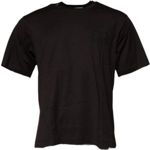 Dolce & Gabbana - Logo T-shirt - Donkerbruin - Katoen