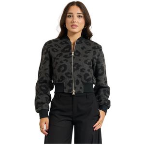 Silvian Heach, Dames, Jassen, Zwart, Maat: 2XS Wol,