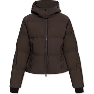 Moose Knuckles, Dames, Jassen, Bruin, Maat: S Nylon,