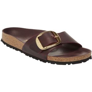 Birkenstock, Dames, Schoenen, Rood, Maat: 37 EU Leer,