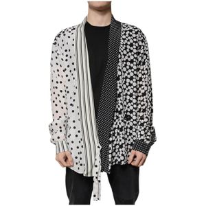 Dolce & Gabbana, Heren, Overhemden, Veelkleurig, Maat: 3XL Zijde,