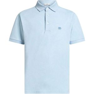 Etro, Heren, Tops, Blauw, Maat: M