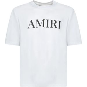 Amiri, Heren, Tops, Wit, Maat: L Katoen,
