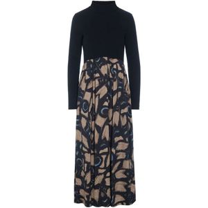 Bitte Kai Rand, Dames, Jurken, Veelkleurig, Maat: S Leer,