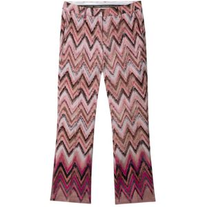 Luisa Cerano, Dames, Broeken, Roze, Maat: XS Corduroy,