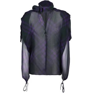 Burberry, Dames, Truien, Groen, Maat: 3XS Zijde,