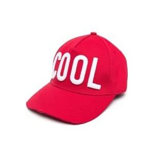 Dsquared2 Sportieve Baseball Cap , Red , Heren , Maat: ONE Size