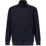 Boggi Milano - Sweatshirt - Blauw - Wol - Met Volledige Rits