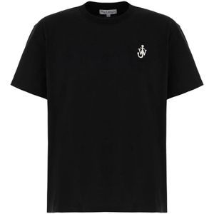 JW Anderson, Heren, Tops, Zwart, Maat: S Katoen,