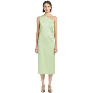 Max Mara, Dames, Jurken, Groen, Maat: S Satijn,